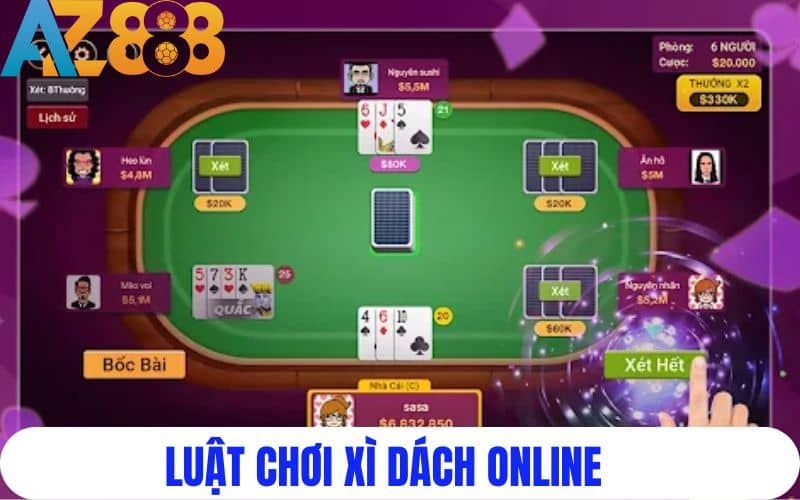 Luật chơi cơ bản trong game bài xì dách online